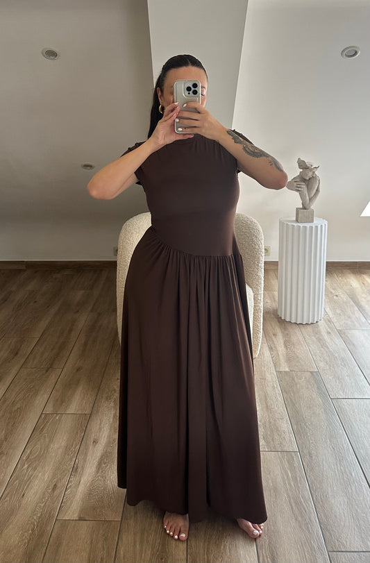 Robe MILA chocolat